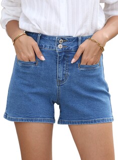 Foto 1 | Foto 1 | Shorts Sidefeel Casuales Cintura Alta - Venta Internacional.