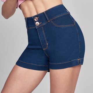 Foto 2 | Foto 2 | Short Mujer Push Up Cintura Alta Stretch 6057stob