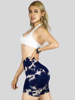 Foto 6 | Foto 6 | Biker Short Mujer Stretch Shore Dama Sh-063 Marino Chores Gym Talle Alto