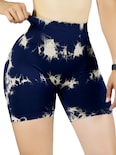 Biker Short Mujer Stretch Shore Dama Sh-063 Marino Chores Gym Talle Alto
