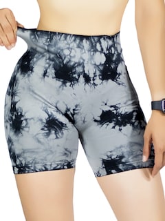Foto 1 | Foto 1 | Biker Short Mujer Stretch Shore Dama Sh-063 Gris Claro Chores Gym Talle Alto