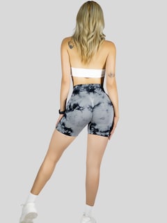 Foto 3 | Foto 3 | Biker Short Mujer Stretch Shore Dama Sh-063 Gris Claro Chores Gym Talle Alto