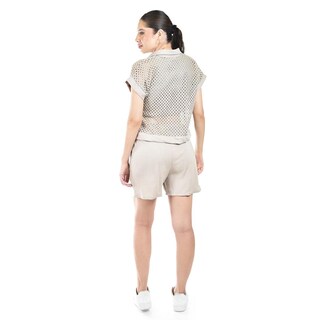 Foto 3 | Foto 3 | Set Con Diseño De Malla Calada Roman Fashion /juvenil, 4364 (beige) Beige