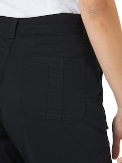 Foto 2 | Foto 2 | Bermudas Cortas Lee Avey De Punto Con Cintura Tipo Cargo Negra Para Mujer - Venta Internacional.