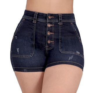 Foto 1 | Foto 1 | Short Mujer Mezclilla Dama Colombiano Linea Premium Sea Brazil
