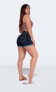 Foto 8 | Foto 8 | Short Mujer Mezclilla Dama Colombiano Linea Premium Sea Brazil