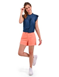 Foto 5 | Foto 5 | Short Supply Company Slim Fit de Gabardina para Mujer