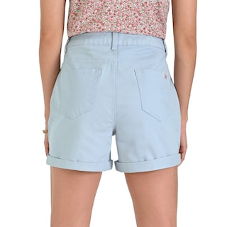 Foto 4 | Foto 4 | Short Supply Company Slim Fit Azul para Mujer