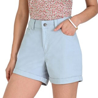 Foto 2 | Foto 2 | Short Supply Company Slim Fit Azul para Mujer