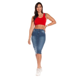 Foto 1 | Foto 1 | Falda de Mezclilla Pineda Jeans para Mujer