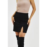 Falda de Gamuza Roman Fashion Tallas Extras 2801 color Negro