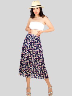 Foto 3 | Foto 3 | Falda Midi Multicolor para Mujer