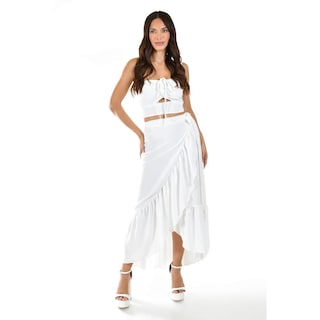 Foto 1 | Foto 1 | Set Asimetrico 2 Piezas Roman Fashion /juvenil, 9304 (blanco) Blanco