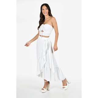 Foto 2 | Foto 2 | Set Asimetrico 2 Piezas Roman Fashion /juvenil, 9304 (blanco) Blanco