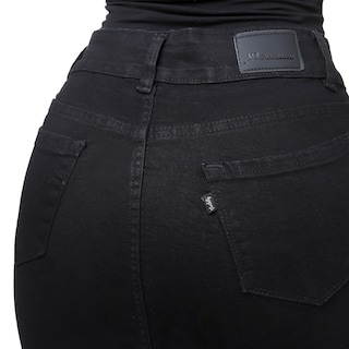 Foto 6 | Foto 6 | Falda Larga De Mezclilla Stretch Con Abertura En Medio Para Dama Pineda Jeans Negro