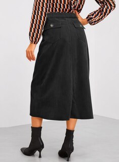 Foto 3 | Foto 3 | Falda Happy Sailed Corduroy A Line De Cintura Alta Para Mujer - Venta Internacional.