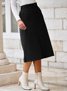 Foto 5 | Foto 5 | Falda Happy Sailed Corduroy A Line De Cintura Alta Para Mujer - Venta Internacional.