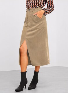 Foto 2 | Foto 2 | Falda Happy Sailed Corduroy A Line De Cintura Alta Para Mujer - Venta Internacional.