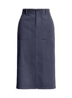 Foto 1 | Foto 1 | Vestido Midi Happy Sailed Corduroy De Cintura Alta Azul Para Mujer - Venta Internacional.