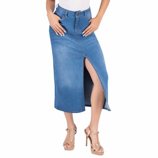 Foto 1 | Foto 1 | Falda Larga Britos Jeans Mujer Mezclilla 025511