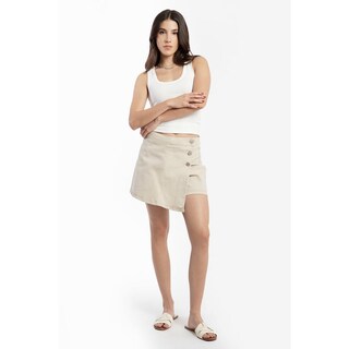 Foto 1 | Foto 1 | Short Falda Asimetrico /juvenil, 6972 (beige) Beige