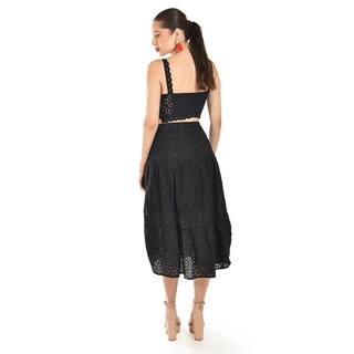 Foto 3 | Foto 3 | Set De 2 Piezas Con Detalles Bordados Roman Fashion /juvenil, 9039 (negro) Negro