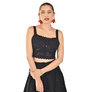 Foto 4 | Foto 4 | Set De 2 Piezas Con Detalles Bordados Roman Fashion /juvenil, 9039 (negro) Negro