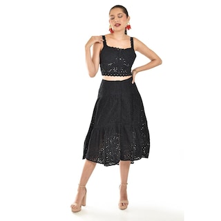 Foto 5 | Foto 5 | Set De 2 Piezas Con Detalles Bordados Roman Fashion /juvenil, 9039 (negro) Negro