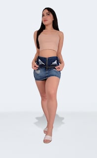 Foto 5 | Foto 5 | Short Falda Dama Casual Levanta Pompa Excelente Calidad Sea Brazil