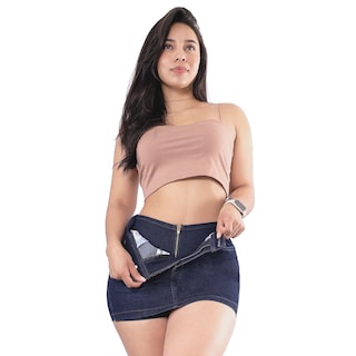 Foto 6 | Foto 6 | Short Falda Dama Casual Levanta Pompa Excelente Calidad Sea Brazil