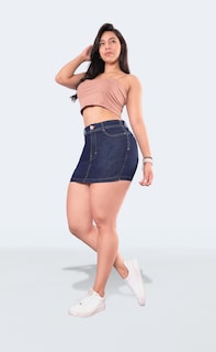 Foto 7 | Foto 7 | Short Falda Dama Casual Levanta Pompa Excelente Calidad Sea Brazil