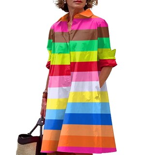 Foto 1 | Foto 1 | Vestido Camisero Zhyaj para Mujer- Venta Internacional