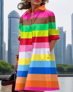 Foto 3 | Foto 3 | Vestido Camisero Zhyaj para Mujer- Venta Internacional