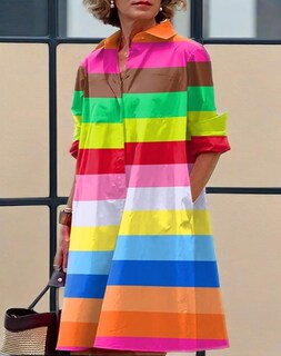 Foto 4 | Foto 4 | Vestido Camisero Zhyaj para Mujer- Venta Internacional