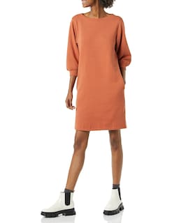 Foto 1 | Foto 1 | Vestido Tipo Sudadera Amazon Essentials De Forro Polar Con Manga Blusón Para Mujer - Venta Internacional.