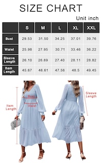 Foto 7 | Foto 7 | Vestido Prettygarden Para Mujer Con Cuello En V Fruncido Y Volantes De Lunares Suizos - Venta Internacional.