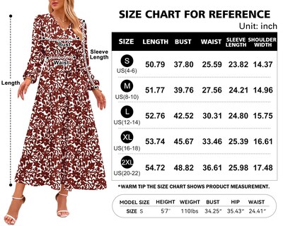 Foto 6 | Foto 6 | Vestido Largo Prettygarden Para Mujer, Estampado Floral, Chifón, Color Blanco, Talla L - Venta Internacional.