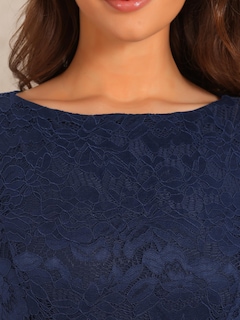 Foto 5 | Foto 5 | Vestido Allegra K De Encaje Con Cuello De Barco, Sin Mangas, Azul Xl - Venta Internacional.