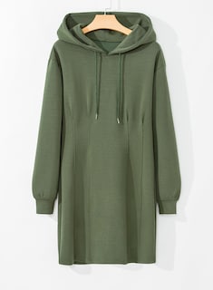 Foto 7 | Foto 7 | Vestido Tipo Sudadera Con Capucha Alvaq Otoño 2024 Para Mujer Verde Militar - Venta Internacional.