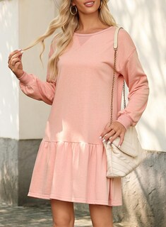 Foto 2 | Foto 2 | Vestido Tipo Suéter Blencot Para Mujer, Tenis, Atlético, Patchwork, Rosa - Venta Internacional.