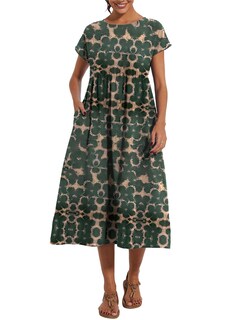 Foto 5 | Foto 5 | Vestido Wrolem Casual De Verano De Algodón Con Bolsillos Para Mujer 2024 - Venta Internacional.
