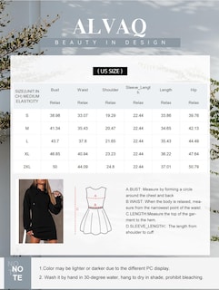 Foto 6 | Foto 6 | Vestido Alvaq De Manga Larga Con Capucha Y Cordón Para Mujer Negro - Venta Internacional.