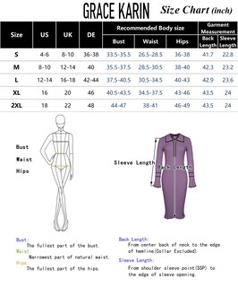 Foto 5 | Foto 5 | Vestido Tipo Suéter Grace Karin 2024 Con Botones Y Cuello En V De Manga Larga - Venta Internacional.