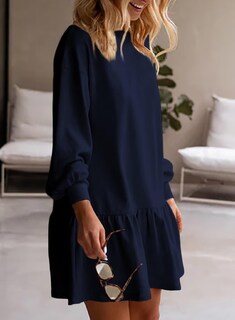 Foto 4 | Foto 4 | Vestido Blencot Minivestido Para Mujer 2024 Otoño Invierno Azul Marino - Venta Internacional.