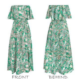 Foto 5 | Foto 5 | Vestido Largo Cupshe Con Estampado Floral Y Hombros Descubiertos Para Mujer - Venta Internacional.