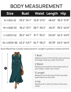 Foto 6 | Foto 6 | Vestido Tipo Suéter Zesica Para Mujer, Otoño 2024, Cuello Alto, Verde Azulado, Xl - Venta Internacional.