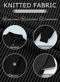 Foto 3 | Foto 3 | Vestido Casual Alvaq Otoño 2024 Manga Larga Con Cuello En V Negro Para Mujer - Venta Internacional.