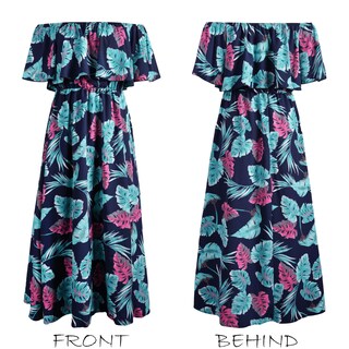 Foto 5 | Foto 5 | Vestido Cupshe Summer Para Mujer En Forma De A Con Hombros Descubiertos, Maxi Azul M - Venta Internacional.