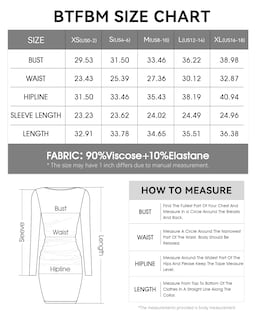 Foto 6 | Foto 6 | Vestido Btfbm Para Mujer, Moda De Otoño 2024, Cuello Barco, Manga Larga - Venta Internacional.