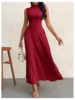Foto 6 | Foto 6 | Vestido Largo Soly Hux Sin Mangas Con Cuello En A Para Mujer - Venta Internacional.